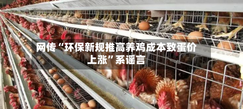 网传“环保新规推高养鸡成本致蛋价上涨”系谣言-第3张图片