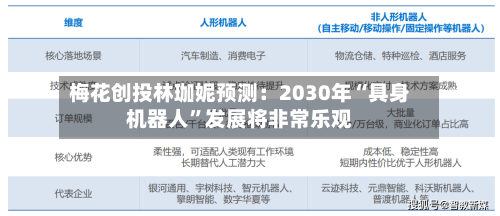 梅花创投林珈妮预测：2030年“具身机器人”发展将非常乐观-第2张图片