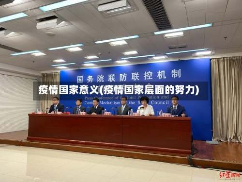 疫情国家意义(疫情国家层面的努力)-第2张图片