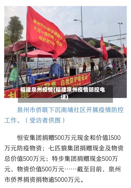福建泉州疫情(福建泉州疫情防控电话)