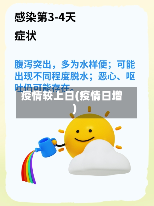 疫情较上日(疫情日增)
