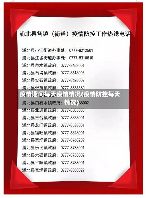 疫情期间每天疫情情况(疫情防控每天情况)-第3张图片
