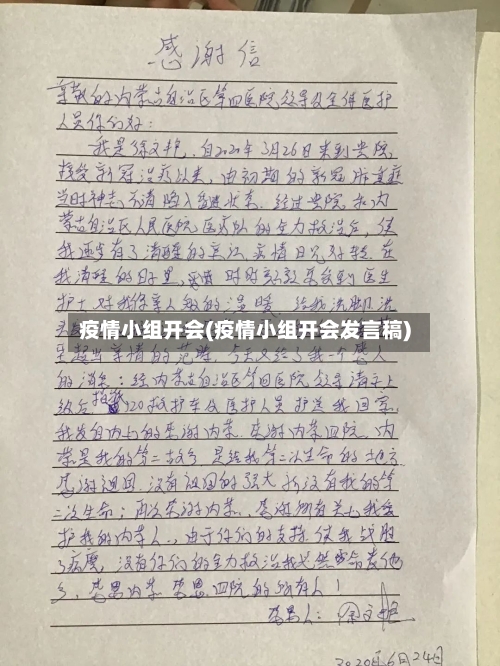 疫情小组开会(疫情小组开会发言稿)-第3张图片