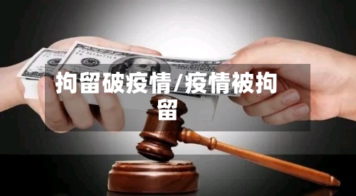 拘留破疫情/疫情被拘留