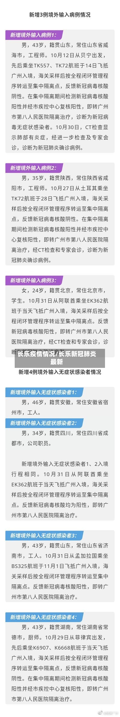 长乐疫情情况/长乐新冠肺炎最新-第2张图片