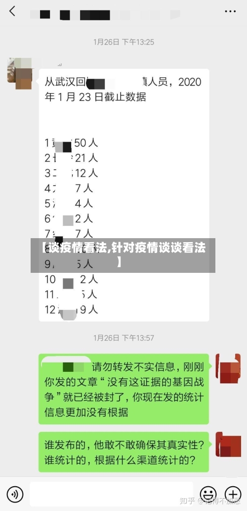 【谈疫情看法,针对疫情谈谈看法】
